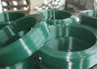 हरा रंग 2.2 मिमी 2.8 मिमी पीवीसी लेपित इस्पात तार जंग प्रतिरोध स्थापित बंधन के लिए