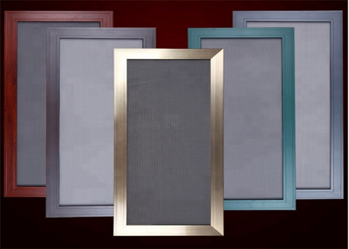 एल्यूमिनियम मिश्र धातु फ्रेम खिड़की 304 10x10 स्टेनलेस स्टील बुना तार मेष