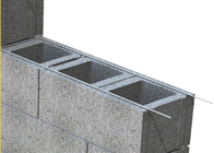 जस्ती ब्लॉक सीढ़ी कंक्रीट सुदृढीकरण वायर मेष 150 मिमी चौड़ाई