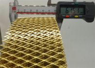 18 मिमी मेष आकार विस्तारित धातु शीट तांबा लंबे समय तक चलने वाली परिशुद्धता इंजीनियर