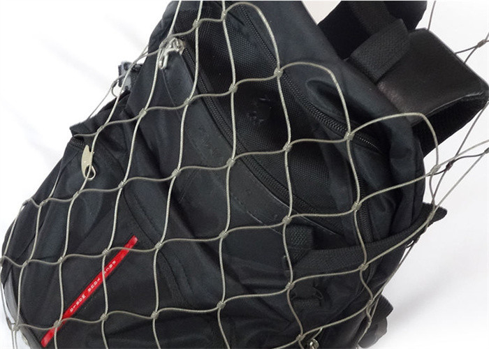 304l हीरा छेद स्टेनलेस स्टील तार जाल बैग सुरक्षा की रक्षा 7x7